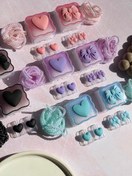 تصویر محافظ آداپتور 25 وات سامسونگ قلب و پاپیون رنگی (4تکه) (کدa0282) 