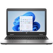 تصویر لپتاپ HP، مدل ProBook 650 G2، صفحه‌ی نمایش 15.6 اینچی با کیفیت FULL HD، پردازنده ،Intel Core i5 6500U رم 8GB، حافظه 256 GB SSD + 500 گیگابایت HDD، گرافیک Intel | استوک A++ (کپی) 