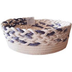 تصویر سبد نان و سبزی مدل بافت آبرنگی 01 