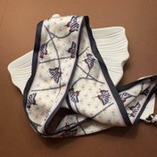 تصویر بند عینک ساتن طرح پروانه 