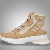 تصویر کفش کتانی ساقدار زنانه ولنتینو جدید کرم کد 2311 