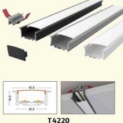 تصویر چراغ لاینر توکار برش 30 میلیمتر اکولاین کد T4220 