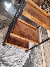 تصویر ترولی چوب فلز 