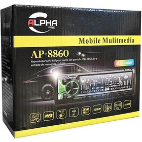 تصویر پخش خودرو آلفا پرو مدل AP8895 با بلوتوث 