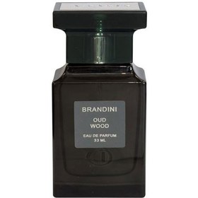 تصویر عطر ادوپرفیوم مردانه برندینی مدل Oud Wood حجم ۳۳ میلی لیتر رایحه گرم 