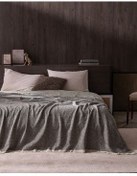 تصویر پتو دو نفره مادام کوکو خاکستری 