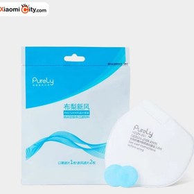 تصویر ماسک فیلتردار Purely شیائومی Xiaomi Purely Air Purifying Respirator Mask Replacement Filter 