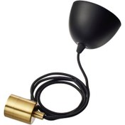 تصویر جا لامپ مشكي طلايي SKATET 1.4M ايكيا 