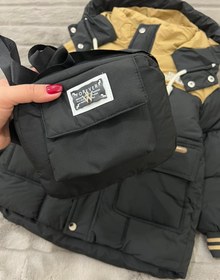 تصویر کاپشن اسپرت وارداتی به همراه کیف ست کد ۱۷۶ - مشکی / L 