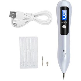 تصویر قلم پاک سازی پوست مدل 9 قدرته - سفید براق 