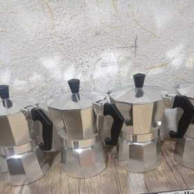 تصویر قهوه جوش موکاپ 3کاپات اسپرسوساز روگازی 