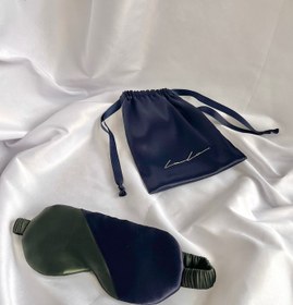 تصویر چشم‌بند ساتن دو رنگ 