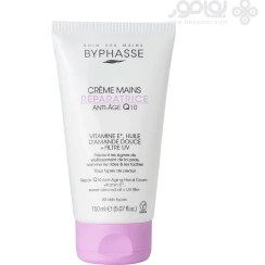 تصویر کرم دست ضد پیری بایفاس مدل ANTI AGE حجم 150 میل BYPHASSE REPARATRICE ANTI AGE Q10 HAND CREAM 150ML