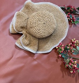 تصویر کلاه دخترانه پاپیونی 