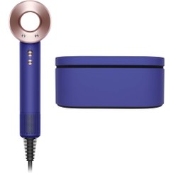 تصویر سشوار سوپرسونیک دایسون در رنگ آبی و رز گلد Supersonic™ Hair Dryer Gift Set in Vinca Blue/Rosé | Dyson