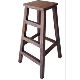 تصویر چهار پایه بلند چوبی کد 63 