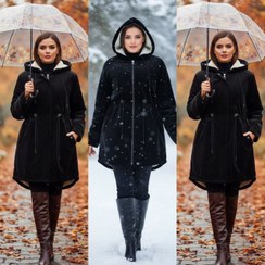 تصویر کاپشن زنانه ماه بانو جنس سیلیکونی سایز فری 