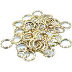 تصویر حلقه بادکنک هلیوم فلزی طلایی درشت 