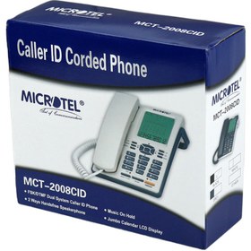 تصویر تلفن رومیزی میکروتل MICROTEL MCT-2008CID ا MICROTEL MCT-2008CID Telephone MICROTEL MCT-2008CID Telephone