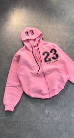 تصویر سویشرت 23 صورتی 100471