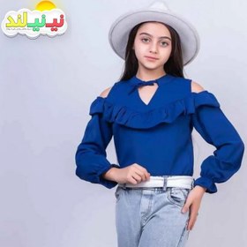 تصویر شومیز مجلسی دخترانه کاخ کد 0396 