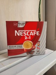 تصویر پودر مخلوط قهوه فوری بدون شکر ۲در۱ Nescafe