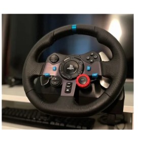 تصویر فرمان بازی لاجیتک مدل G29 مخصوص PS4/PS5 و PC کارکرده 
