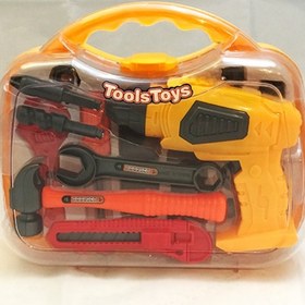 تصویر ست اسباب بازی جعبه ابزار نجاری مدل Tools Toys 