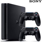 تصویر کنسول بازی سونی Sony PlayStation 4 Slim Region 3 CUH-2218B 1TB + دسته اضافی مشکی 