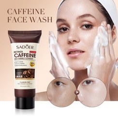 تصویر فوم شستشو و سفت کننده پوست رتینول مدل کافئین قهوه سادور SADOER SADOER coffee caffeine model retinol washing and firming foam