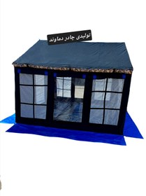 تصویر چادر برزنتی گلشن ۹ متری کمپینگ مسافرتی برند دماوند Tent