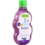 تصویر شامپو بچه ضد آلرژی عصاره اسطخودوس 200ميل بی بی لند Babyland Hypoallergenic Lavender Hair Shampoo For Kids 200ml