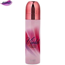 تصویر بادی اسپلش زنانه مدل Violet حجم 250 میل اسکلاره Sclaree Violet Body Splash For Woman 250ml