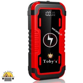 تصویر جامپ استارتر خودرو و پاوربانک توبیز jump starter TOBY’S مدل TBS-8A 