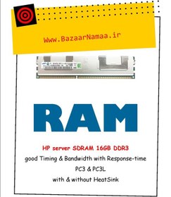 تصویر رم سِرور اچ پی 16 گیگ، DDR3 فرکانس 1066MHz ا hp Server SDRAM 16GB DDR3 hp Server SDRAM 16GB DDR3