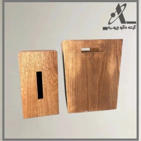 تصویر جای دستمال کاغذی و سطل زباله 