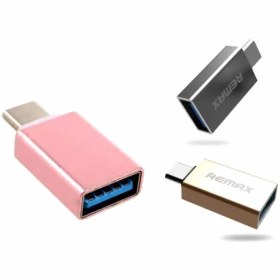 تصویر مبدل USB-C به USB OTG ریمکس Remax 