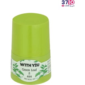 تصویر مام رول ضد تعریق مدل Green Leaf حجم 50میل ویت یو With You Green Leaf Deo Roll On 50ml