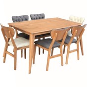 تصویر میز و صندلی ناهارخوری شرکت اسپرسان چوب مدل sm103 