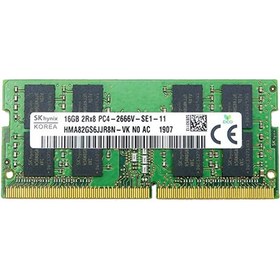 تصویر رم لپ تاپ هاینیکس مدل DDR4 2666 HMA82GS6JJR8N-VK ظرفیت 16 گیگابایت 