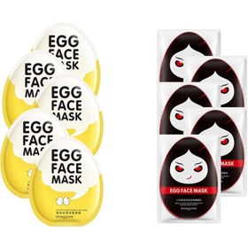 تصویر ماسک صورت تخم مرغی بیوآکوا BIOAQUA EGG FACE MASK ا BIOAQUA EGG FACE MASK BIOAQUA EGG FACE MASK