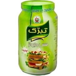 تصویر سس مایونز 420گرم پت تبرک 12 عددی 