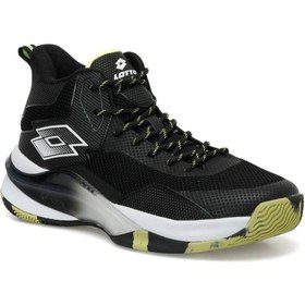 تصویر کفش بسکتبال مردانه سوپرior مدل 3Pr رنگ مشکی و سبز برند lotto Superior 3Pr Black Green Men's Basketball Shoes