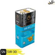 تصویر روغن موتور خودرو مگلوب مدل GOLDEN TEC 5W30 حجم 5 لیتر 