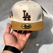 تصویر کلاه کپ برند New Era فیت بک سایز 3/8 7 طرح LA 