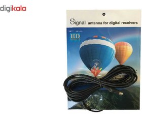 تصویر آنتن رومیزی سیگنال مدل شیشه ای ا Signal antenna for digital receivers Signal antenna for digital receivers
