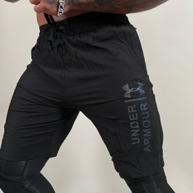 تصویر شلوارک لگدار اسپرت آندرآرمور میکروآیس کد 2457 