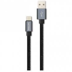 تصویر کابل تبدیل USB به Type-C فیلیپس مدل DLC2528 طول 1.2 متر PHILIPS DLC2528 USB-C CABLE 1.2M