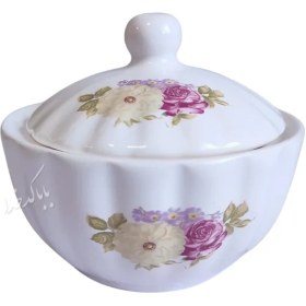 تصویر قندان درب دار مدل باغ گل 