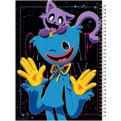 تصویر دفتر مشق هاگی واگی طرح کت نپ کد 986 ۶۰ برگ 